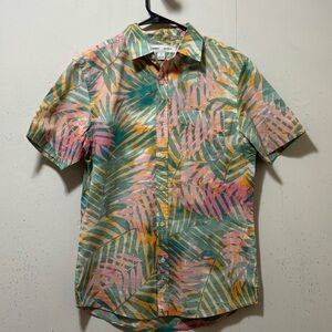 Old Navy Tropical Print Men's Shirt Sz S